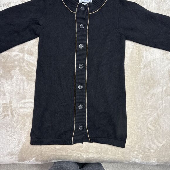 VINTAGE BALLANTYNE OF PEEBLES 100% PURE CASHMERE CARDIGAN PARIS SCOTLAND SWEATER - Picture 2 of 10